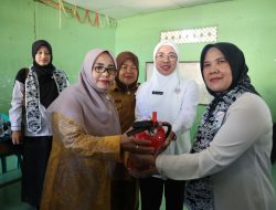 Ketua Pembina Posyandu Banten Tinjau Posyandu Kenanga 10 Rangkasbitung Barat