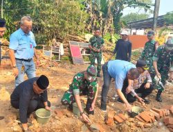 Dandim 0602/Serang Letakkan Batu Pertama Program Rutilahu di Desa Silebu