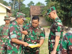 Letkol Arm Oke Kistiyanto Tinjau Pelaksanaan TMMD ke-124 di Desa Silebu