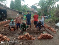 TMMD Ke-124 Kodim Serang (Mulai) Renovasi Rumah Juman 