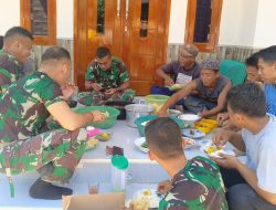Momen Santai Satgas TMMD ke-124 Kodim 0602/Serang, Membangun Kekeluargaan dengan Masyarakat