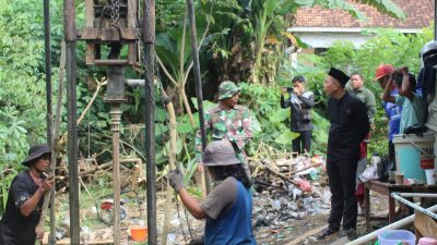 Satgas TMMD ke-124 Kodim 0602/Serang Tuntaskan Pembuatan Sumur Bor di Desa Silebu dan Sukajadi