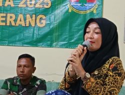 Satgas TMMD ke-124 Kodim 0602/Serang Gelar Penyuluhan KB di Desa Sileb
