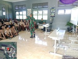 Satgas TMMD ke-124 Kodim 0602/Serang Gelar Sosialisasi Rekrutmen TNI di SMAN 1 Kragilan