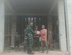 Dansatgas TMMD ke-124 Kodim 0602/Serang Salurkan Al-Qur’an ke Masjid Al Hidayah