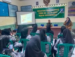 Satgas TMMD ke-124 Kodim 0602/Serang Adakab Penyuluhan Pencegahan Stunting di Desa Silebu