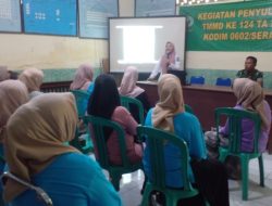 Satgas TMMD ke-124 Kodim 0602/Serang Gelar Penyuluhan Fungsi Lembaga Kemasyarakatan Desa