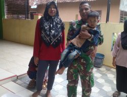 Satgas TMMD ke-124 Kodim 0602/Serang Gelar Imunisasi untuk Anak di Kampung Silebu Tengah