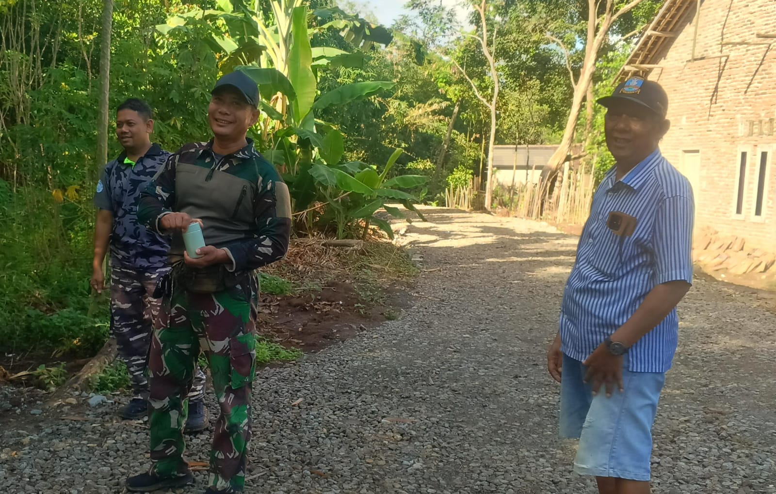 Berkat Program TMMD Ke-124 Kodim Serang, Warga Desa Silebu Bersyukur