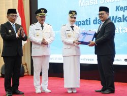 Gubernur Banten Lantik Bupati dan Wakil Bupati Serang Masa Jabatan 2025-2030