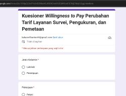 Catat, Hari ini BPN se-Indonesia akan Gelar Survei Willingness to Pay Layanan Survei dan Pengukuran