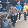 Koramil 0602-20/Pamarayan Bersihkan Sampah