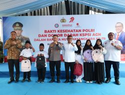 Gubernur Banten Dampingi Kapolri Tinjau Bakti Kesehatan dan Donor Darah Hari Bhayangkara ke-79