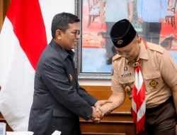 Terima Kwarda Pramuka, Gubernur Banten Andra Soni : “Dalam Pramuka Kita Temukan Semangat Positif”