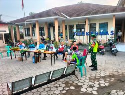 Danramil 0602-02/Kasemen Amankan Rute Gowes Komandan Korem 064/MY