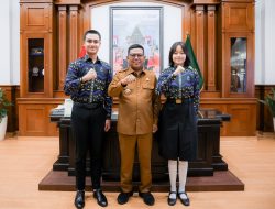 Gubernur Andra Soni Lepas Dua Calon Paskibraka Nasional Perwakilan Provinsi Banten