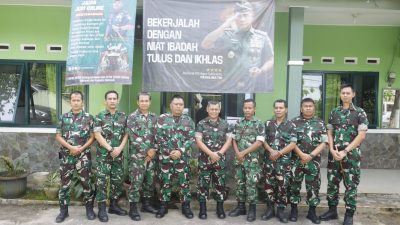 Kunjungi Koramil 0602-14/Pabuaran, Danrem akan Tindak Tegas Prajurit yang Bermain Judi Online