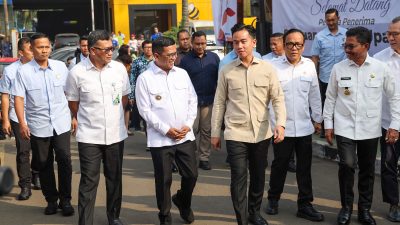 Gubernur Banten Andra Soni Dampingi Wapres Gibran Rakabuming Raka Tinjau Penyaluran BSU