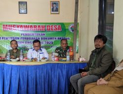 Babinsa Koramil 0602-16/Ciruas Hadiri Musdes Penyusunan RKPDes