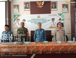 Danramil 0602-02/Kasemen Hadiri Pembinaan Lembaga Kemasyarakatan Tingkat RW Se-Kecamatan Kasemen