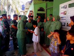 Koramil 0602-14/Pabuaran Perkuat Silaturahmi Melalui Santunan Anak Yatim