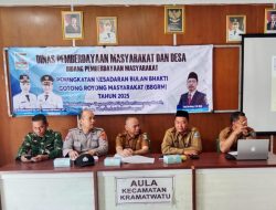 Babinsa Koramil 0602-06/Kramatwatu Hadiri Rapat Koordinasi BBGRM