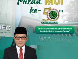 Kepala Kemenag Kabupaten Tangerang Mengucapkan Selamat Milad MUI Banten Ke-50