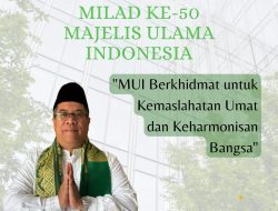 Kepala Kemenag Kota Cilegon Mengucapkan Selamat Milad MUI Banten Ke-50
