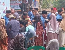 Danramil 0602-09/Cikeusal Dukung Kegiatan Bakti Sosial Santunan Kepala Anak Yatim