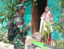Warga Sukadana Terima Rencana Pembongkaran Rumah, Danramil 0602-02/Kasemen Berhasil Edukasi