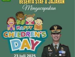 Dandim 0602/Serang Serukan Pentingnya Pendidikan Dan Perlindungan Anak