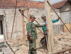 Koramil 0602-20/Pamarayan Percepat Rehab Rumah Milik Lamsah