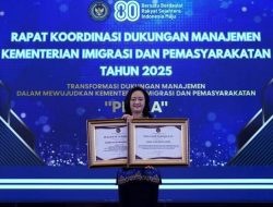 Gebrakan Awal Kanwil Ditjen Imigrasi Banten, Raih Dua Penghargaan Nasional