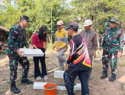 Program Rutilahu Dimulai, Danramil 0602-21/Kopo Kapten Inf Jakson Beay Letakkan Batu Pertama 