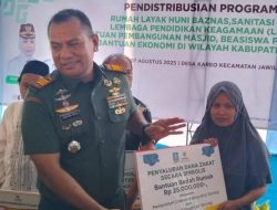 Kapten Inf Jakson Beay Hadiri Pendistribusian Bantuan Baznas 