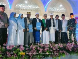 Danramil 0620-20/Pamarayan Hadiri Istighasah Kebangsaan di Masjid Ageung Pamarayan