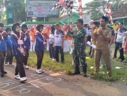 Babinsa Koramil 0602-08/Petir Buka Olah raga Jalan Santai