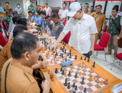 Wagub Banten, A. Dimyati Kunjungi Pekan Olahraga Catur Antar OPD Pemkab Tangerang