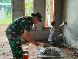 Serma Jono Babinsa Koramil 0602-21/Kopo Pantau Progres Program Rutilahu