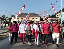 Danramil 0602-02/Kasemen Ikuti Jalan Santai Sinergi dengan Muspika  