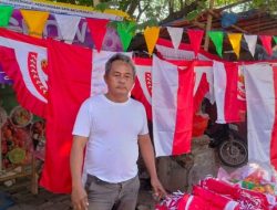 Omzet Pedagang Bendera Merah Putih di Serang “Terjun Bebas”