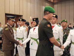 Dandim 0602/Serang Ikuti Acara Pengukuhan Paskibra Copy Pusaka Tingkat Kota Serang 