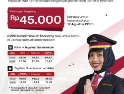 Promo Kemerdekaan, Potongan Rp45.000 untuk Perjalanan Whoosh di HUT RI