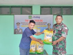 Tekan Harga Pangan di Pasar, Koramil 0602-02/Kasemen Gelar Pasar Murah