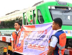 KAI Daop 6 Adakan Sosialisasi Keselamatan di Perlintasan Sebidang dan Safety Walkthrough