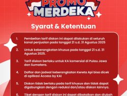 KAI Perpanjang Promo Merdeka HUT RI ke-80 hingga 31 Agustus