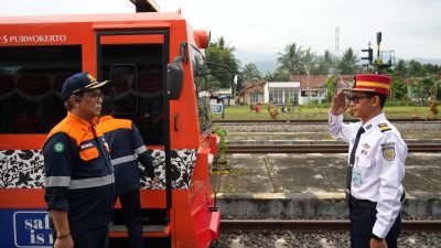KAI Daop 5 Mitigasi Jalur Slawi – Purwokerto untuk Hadapi Musim Hujan
