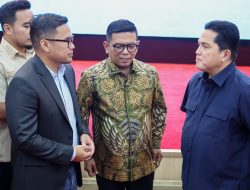 Gubernur Banten Andra Soni dan Ketua Umum PSSI Erick Thohir Bahas Pengembangan Sport Center