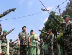 Pedang Pora, Kodim 0602/Serang Berikan Penghormatan Kepada Prajurit yang Pindah Satuan dan Purna Tugas
