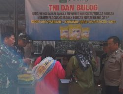 Koramil 0602-05/Cipocok Jaya Gelar Gerakan Pangan Murah 